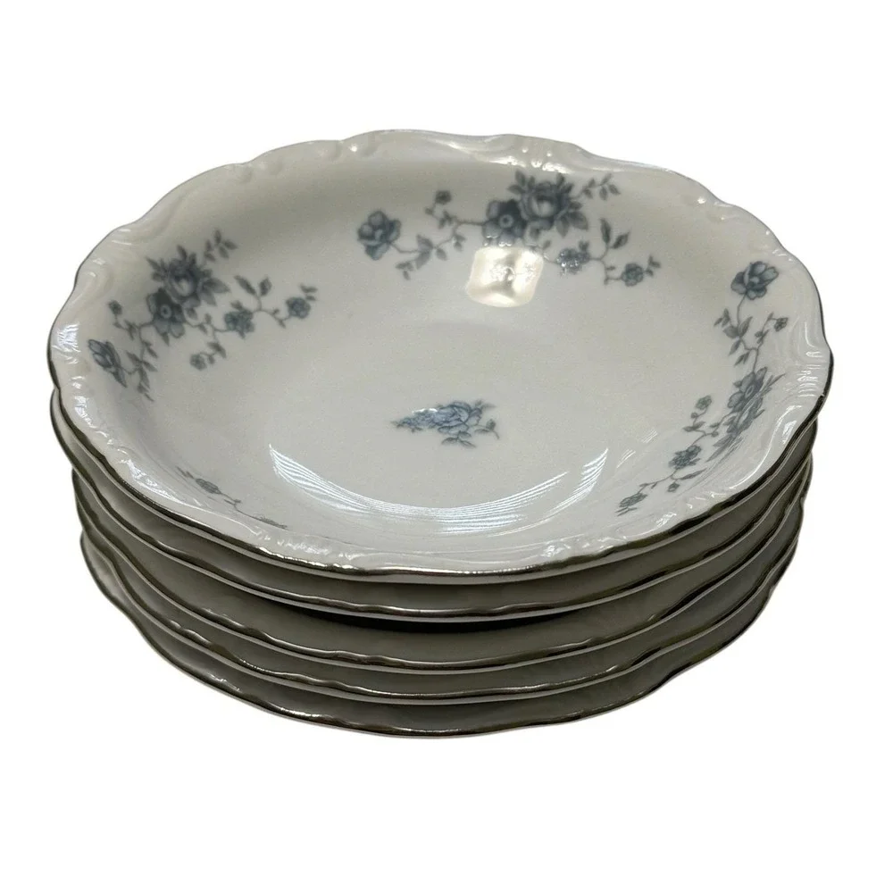 Johann Haviland Blue Garland Fruit Dessert Berry Bowls 5